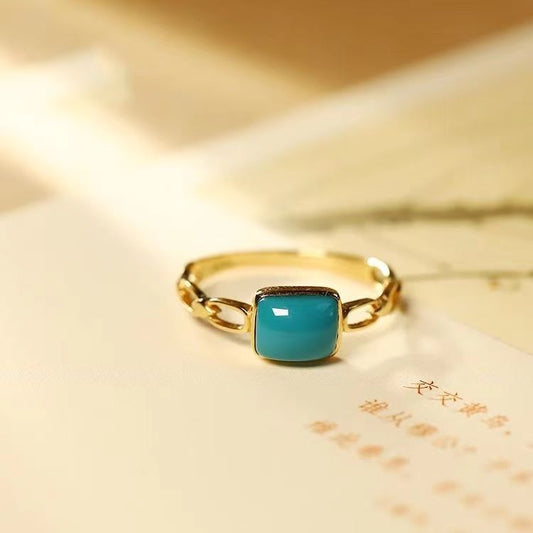 Sterling Silver Turquoise Vintage Ring