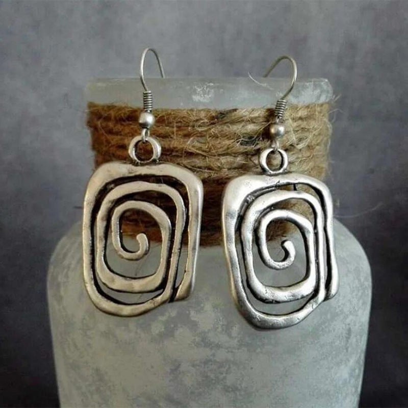 Spiral Loop Earrings