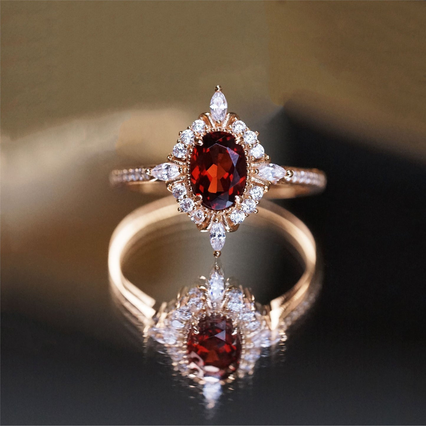 Ruby - Starlight Ring