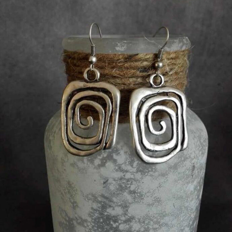 Spiral Loop Earrings