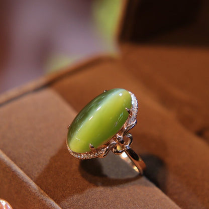 Natural Cat’s Eye Stone Ring