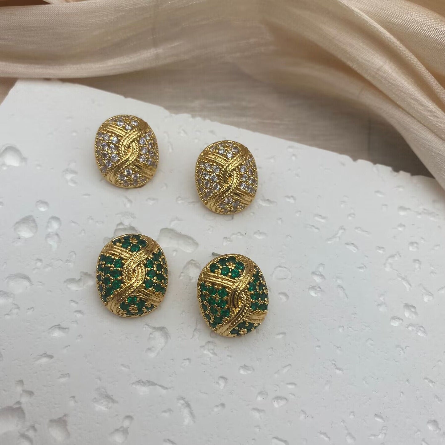 Jade Spark Diamond Luxe Earrings