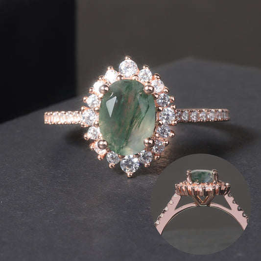 Fresh and Elegant Custom Gemstone Ring