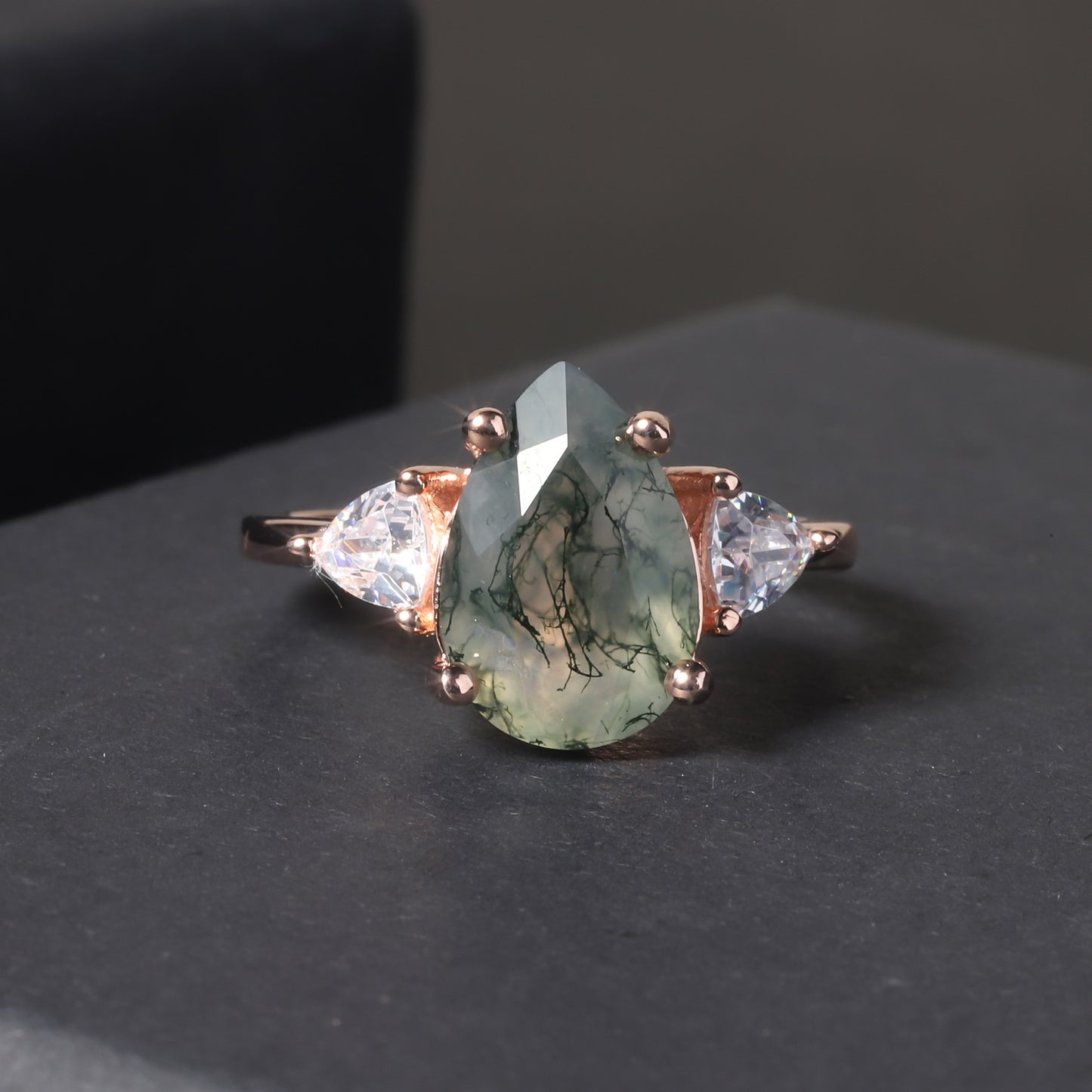 Fresh and Elegant Custom Gemstone Ring