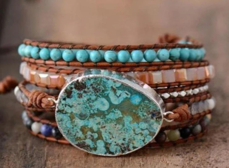 Natural Ocean Stone Bracelet