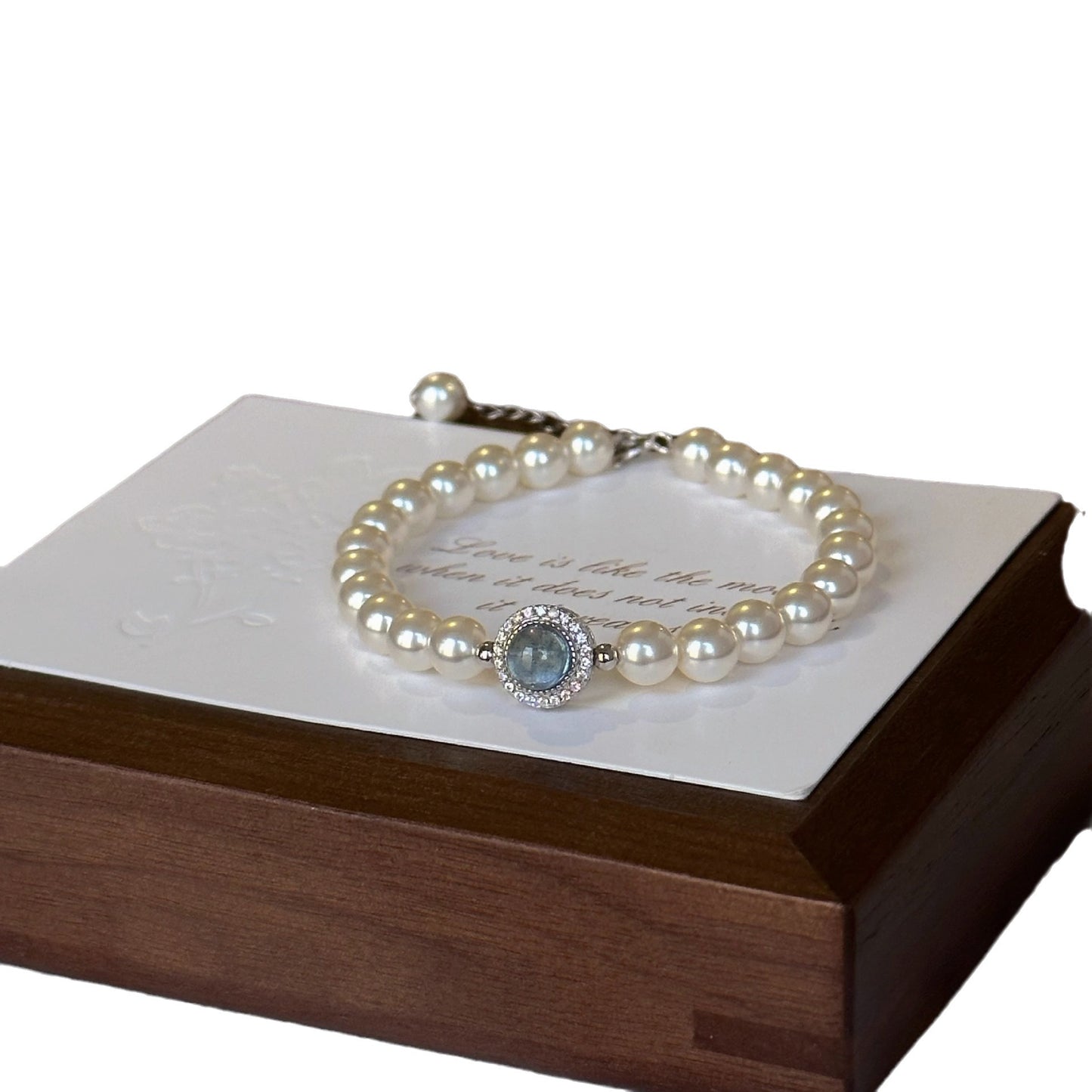 Original Pearl Bracelet: Natural Pearls on 925 Silver