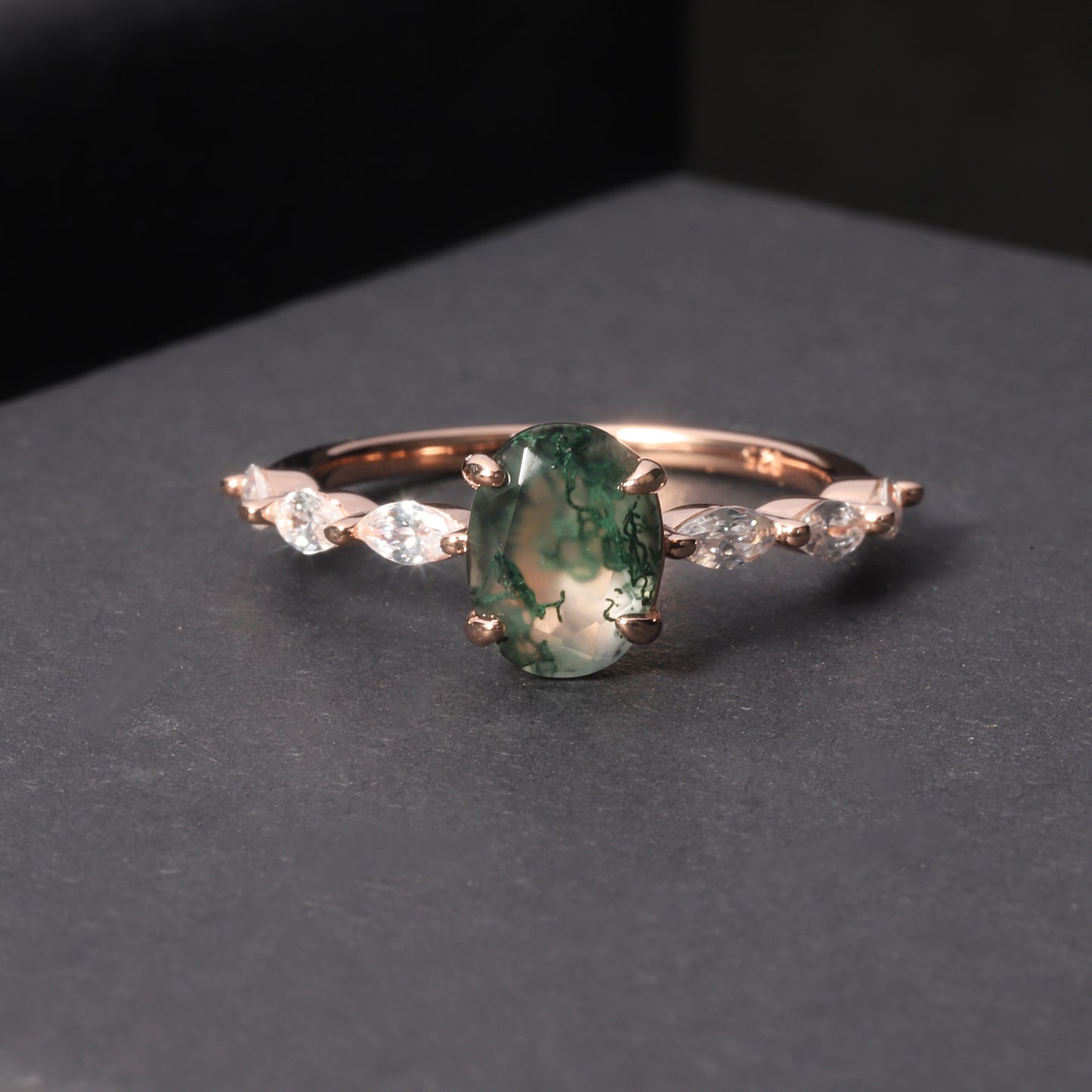 Elegantly Minimalist Custom Gemstone Ring