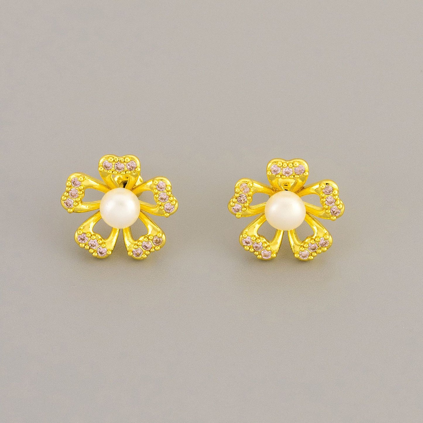 Versatile French Pearl Stud Earrings