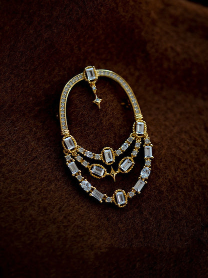 Mediterranean Chic Hollow Brooch