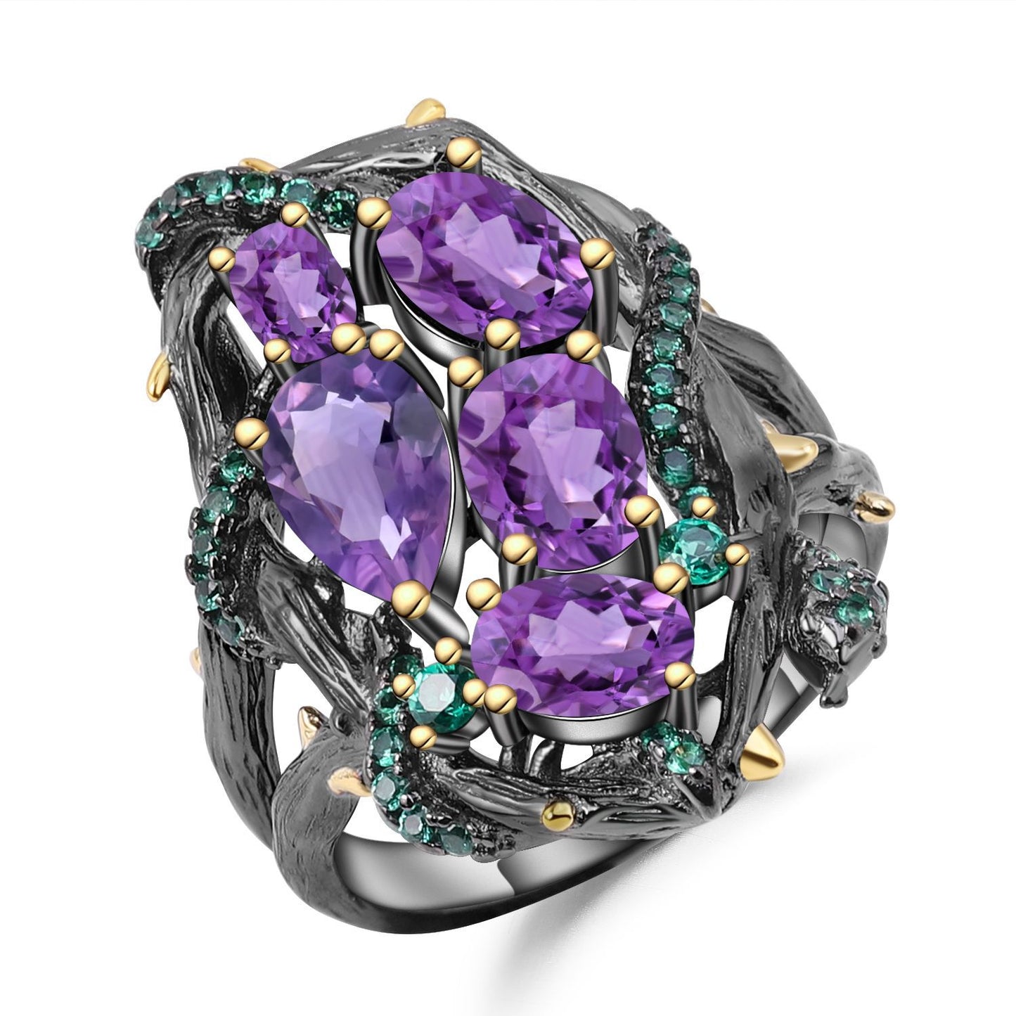 Italian Crafted Gemstone Ring