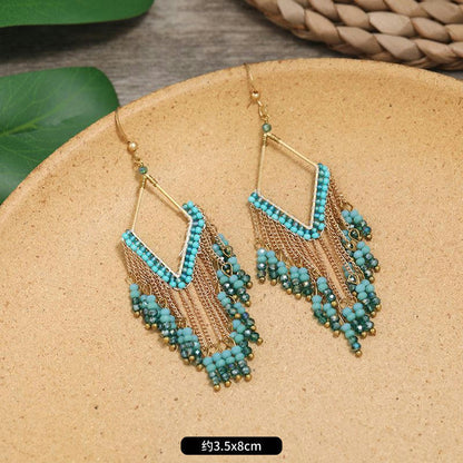 Boho Chic Tassel Earrings