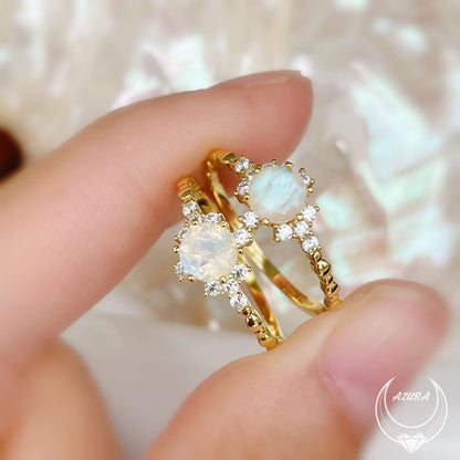 Clarity Moonstone Ring