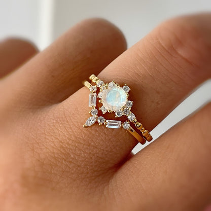 Clarity Moonstone Ring